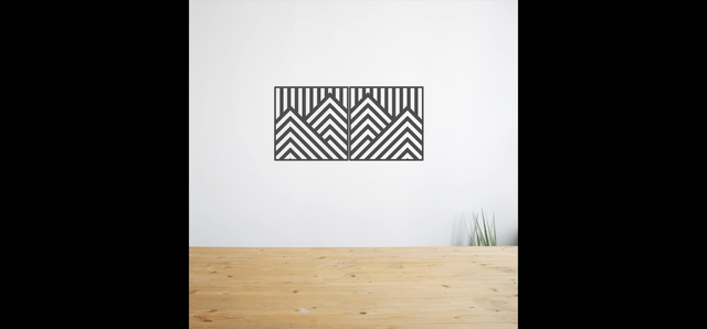 Géométrique 40cm x 40cm