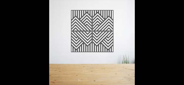 Géométrique 40cm x 40cm