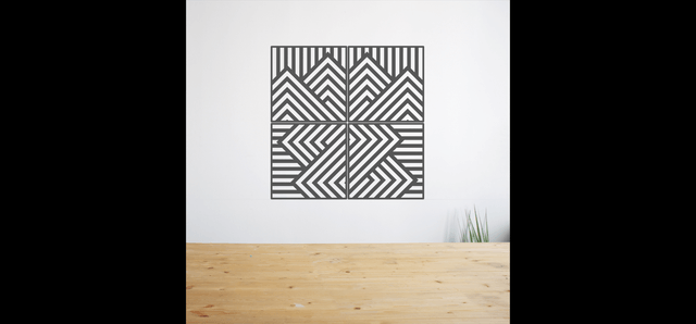 Géométrique 40cm x 40cm